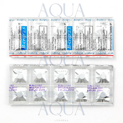 Bromokriptin 2.5mg, 1.25mg Tableta Koupit Bez Receptu Online
